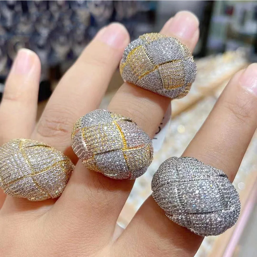Bride Talk Luxury Big Wedding Ring Cubic Zircon Bridal Engagement Jewelry For Women Party High-Quality Wedding Rings
Bride Talk Luxury Big Wedding Ring Cubic Zircon Bridal Engagement Jewelry For Women Party High-Quality Wedding Rings