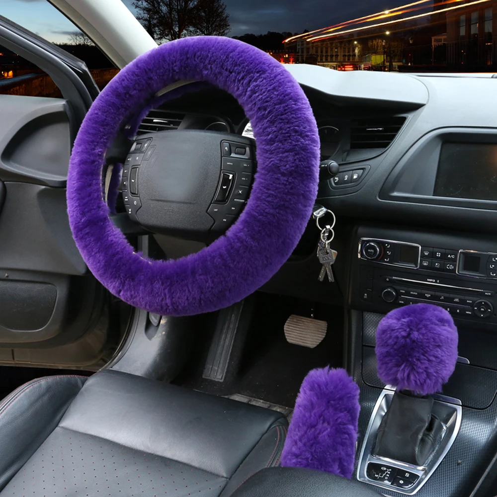 1 Set Fur Car Steering Wheel Handbrake Gear shift Cover 14.96 inch Thick Furry Fluffy Warm Winter Purple Car Accessories
1 Set Fur Car Steering Wheel Handbrake Gear shift Cover 14.96 inch Thick Furry Fluffy Warm Winter Purple Car Accessories