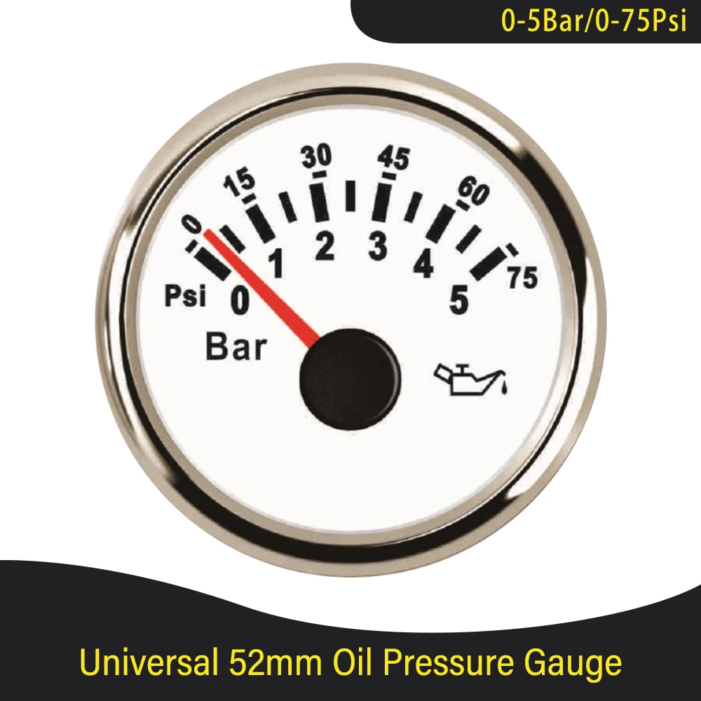 Мотоциклетный манометр масла 52 мм, сигнал 0-5 бар, 0-75 фунтов на квадратный дюйм, 0-10 бар, 0-145 фунтов на квадратный дюйм с красным черным светом для автомобиля, лодки, грузовика, универсальный
Мотоциклетный манометр масла 52 мм, сигнал 0-5 бар, 0-75 фунтов на квадратный дюйм, 0-10 бар, 0-145 фунтов на квадратный дюйм с красным черным светом для автомобиля, лодки, грузовика, универсальный