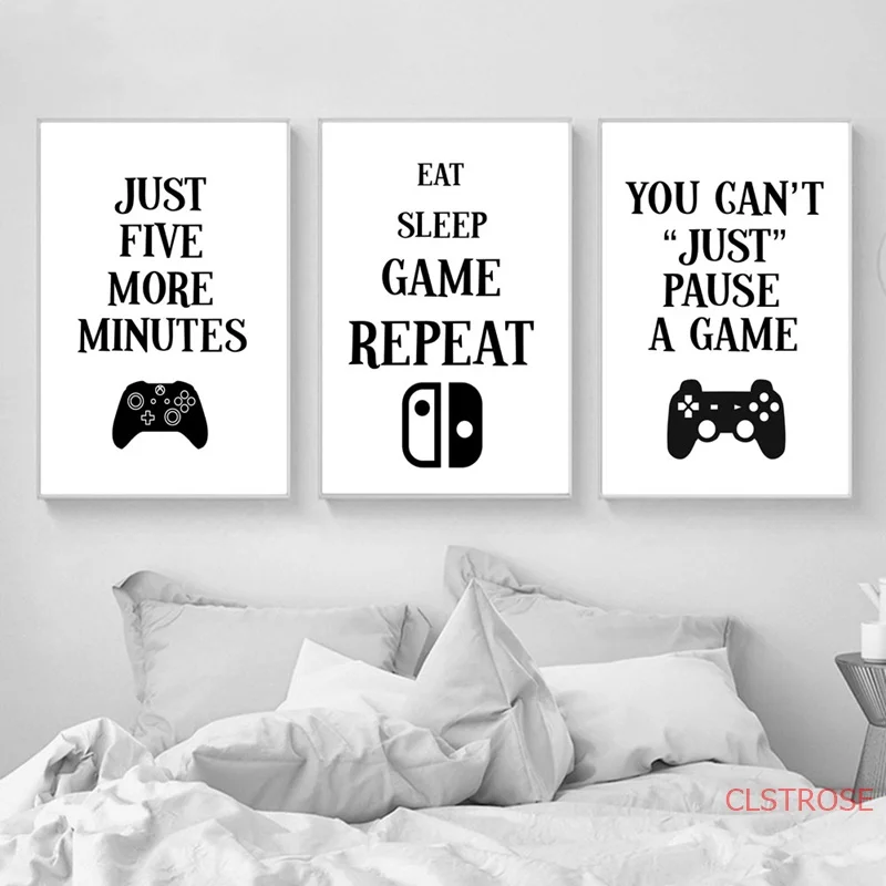 Game Gamer Quotes Nordic Style Poster Modern Home Decoration Canvas Painting Black White Wall Art Printed For Boys Bedroom
Game Gamer Quotes Nordic Style Poster Modern Home Decoration Canvas Painting Black White Wall Art Printed For Boys Bedroom