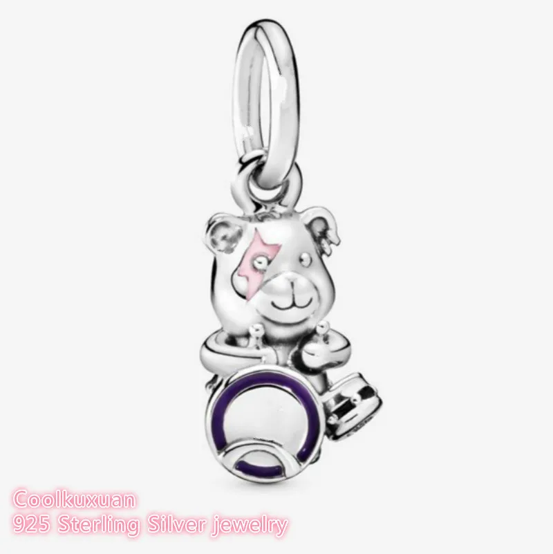 Autumn 100% 925 Sterling Silver Theodore Bear Punk Band Dangle Charm beads Fits Original Pandora bracelets Jewelry Making
Autumn 100% 925 Sterling Silver Theodore Bear Punk Band Dangle Charm beads Fits Original Pandora bracelets Jewelry Making