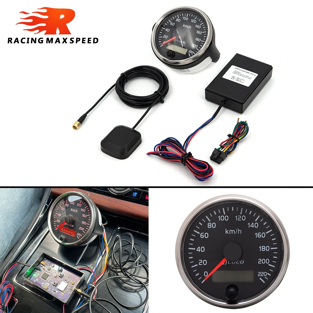 85mm 12v/24v Universal 220Km/h Pointer and LCD 2 in 1 display Speedomete For Car Truck SUV 9-32V With Red Backlight
85mm 12v/24v Universal 220Km/h Pointer and LCD 2 in 1 display Speedomete For Car Truck SUV 9-32V With Red Backlight