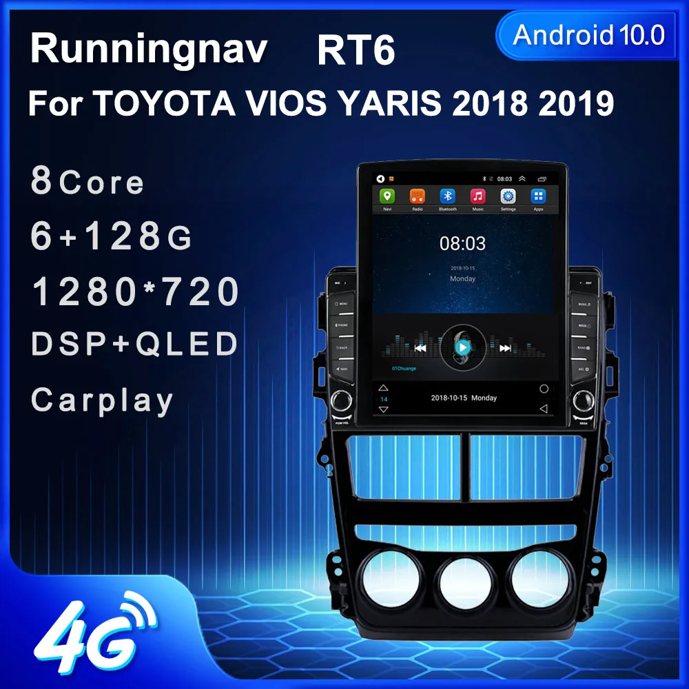Автомобильный мультимедийный плеер, экран 9,7 дюйма, Android 10,1, для TOYOTA VIOS YARIS 2018 2019 Tesla
Автомобильный мультимедийный плеер, экран 9,7 дюйма, Android 10,1, для TOYOTA VIOS YARIS 2018 2019 Tesla