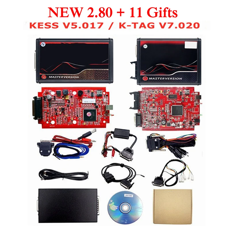 OBD2 Manager Tuning Kit Online Kess V5.017 K-TAG 2.25 ECU Programmer EU Red KESS 2.80 KTAG V7.020 4 LED BDM Frame 22pcs Adapters
OBD2 Manager Tuning Kit Online Kess V5.017 K-TAG 2.25 ECU Programmer EU Red KESS 2.80 KTAG V7.020 4 LED BDM Frame 22pcs Adapters