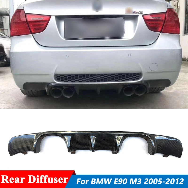 V Style Carbon Fiber Rear Bumper Lip Diffuser For 3 Series E90 M3 Car Tuning 2005-2012
V Style Carbon Fiber Rear Bumper Lip Diffuser For 3 Series E90 M3 Car Tuning 2005-2012