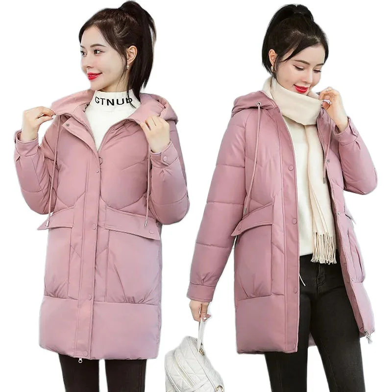 2022 New Winter Jacket Women Parkas Mid-length Hooded Thick Down Cotton Padded Parka Female Jacket Warm Overcoat Outwear T237
2022 New Winter Jacket Women Parkas Mid-length Hooded Thick Down Cotton Padded Parka Female Jacket Warm Overcoat Outwear T237