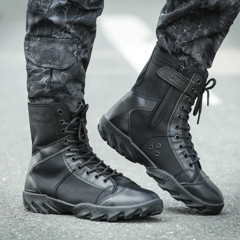 Outdoor Army Fan Military Boots Men Canvas Tactical Boots Breathable Wear-resistant Non-slip Tactical Hiking Boots Combat Shoes
Outdoor Army Fan Military Boots Men Canvas Tactical Boots Breathable Wear-resistant Non-slip Tactical Hiking Boots Combat Shoes