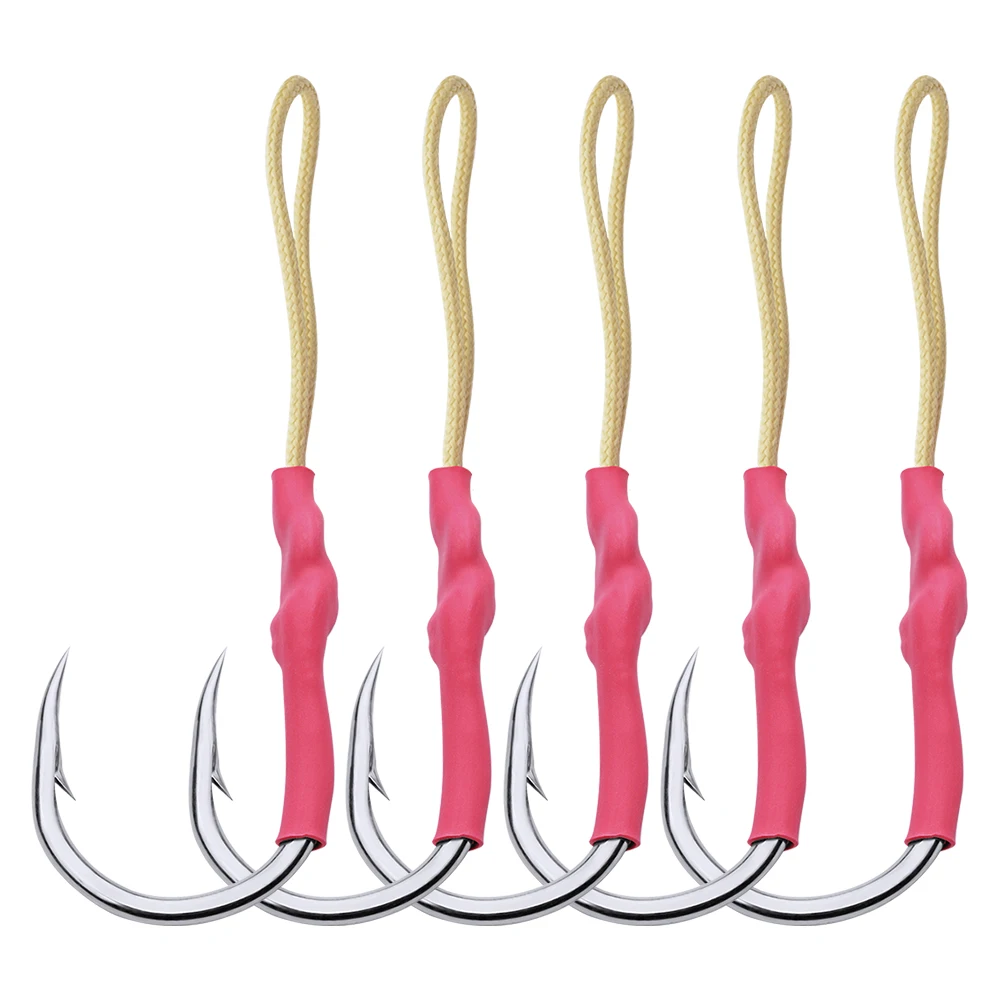 10pc 1/0-13/0 Strong Stainless Steel Jig Hooks Assist Bait Fishing Hooks With PE Line Jig Big Fishing Hook Saltwater Fish Hooks
10pc 1/0-13/0 Strong Stainless Steel Jig Hooks Assist Bait Fishing Hooks With PE Line Jig Big Fishing Hook Saltwater Fish Hooks