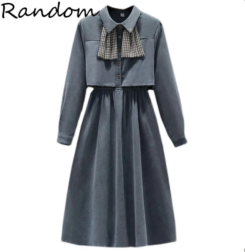 Plus Size 4XL Vintage Corduroy Party Dress Bow Turn Down Collar Long Sleeve 2021 Winter Pleated Dresses For Woman Clothing Robe
Plus Size 4XL Vintage Corduroy Party Dress Bow Turn Down Collar Long Sleeve 2021 Winter Pleated Dresses For Woman Clothing Robe