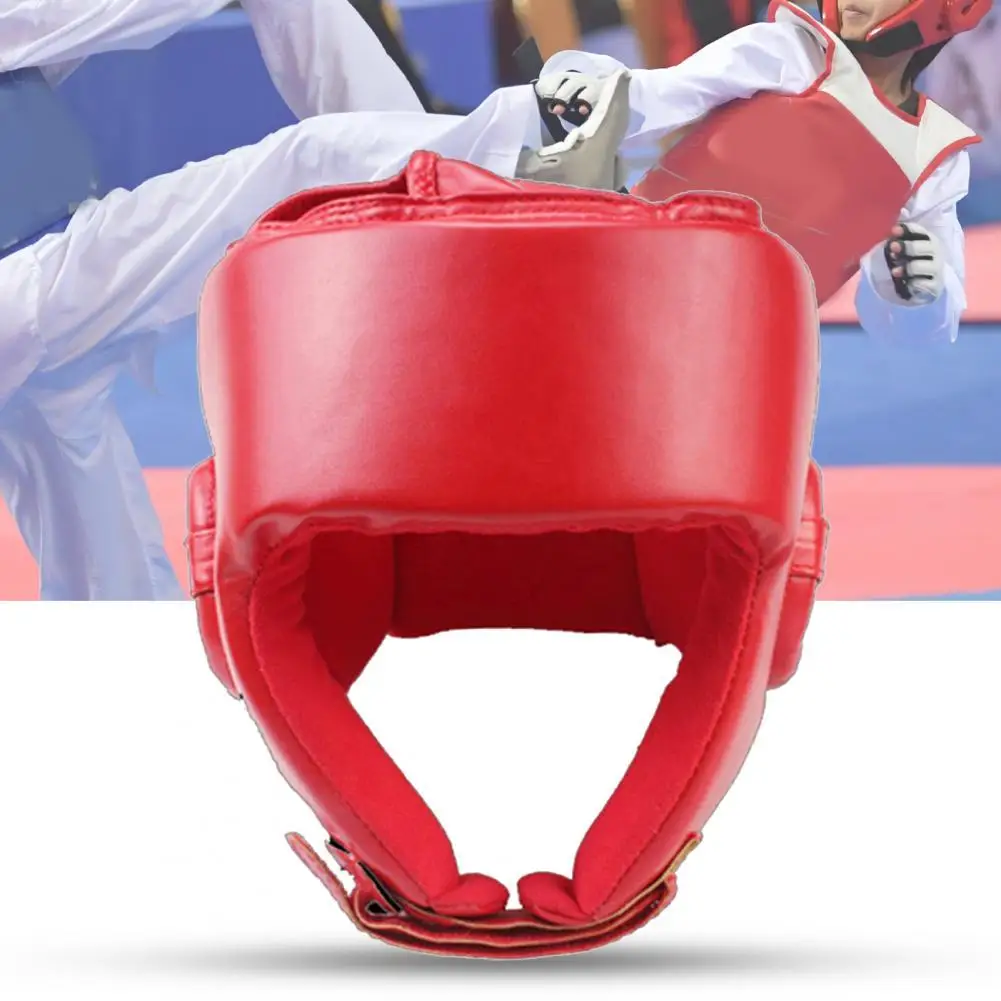 Boxing Headgear Unisex Head Protector Faux Leather Wear-resistant Practical Martial Art Protective Helmet
Boxing Headgear Unisex Head Protector Faux Leather Wear-resistant Practical Martial Art Protective Helmet