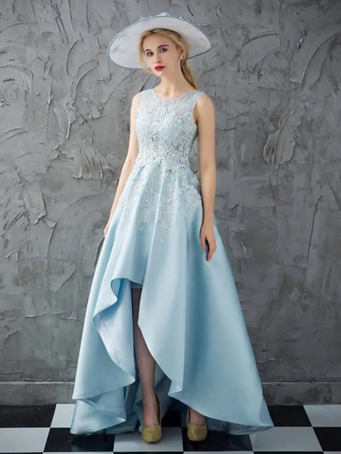 Nice Lace Asymmetrical Scoop Bead Appliques Prom Dress Women Banquet High Low Evening Party Dress 2020 Vintage Formal Gown
Nice Lace Asymmetrical Scoop Bead Appliques Prom Dress Women Banquet High Low Evening Party Dress 2020 Vintage Formal Gown