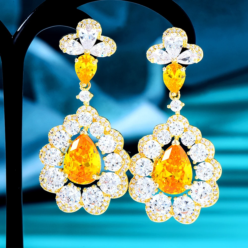 Siscathy 2022 New Luxury Water Drop Earrings For Women Fashion Trend Crystal Hanging Earrings Female Wedding Engagement Jewelry
Siscathy 2022 New Luxury Water Drop Earrings For Women Fashion Trend Crystal Hanging Earrings Female Wedding Engagement Jewelry