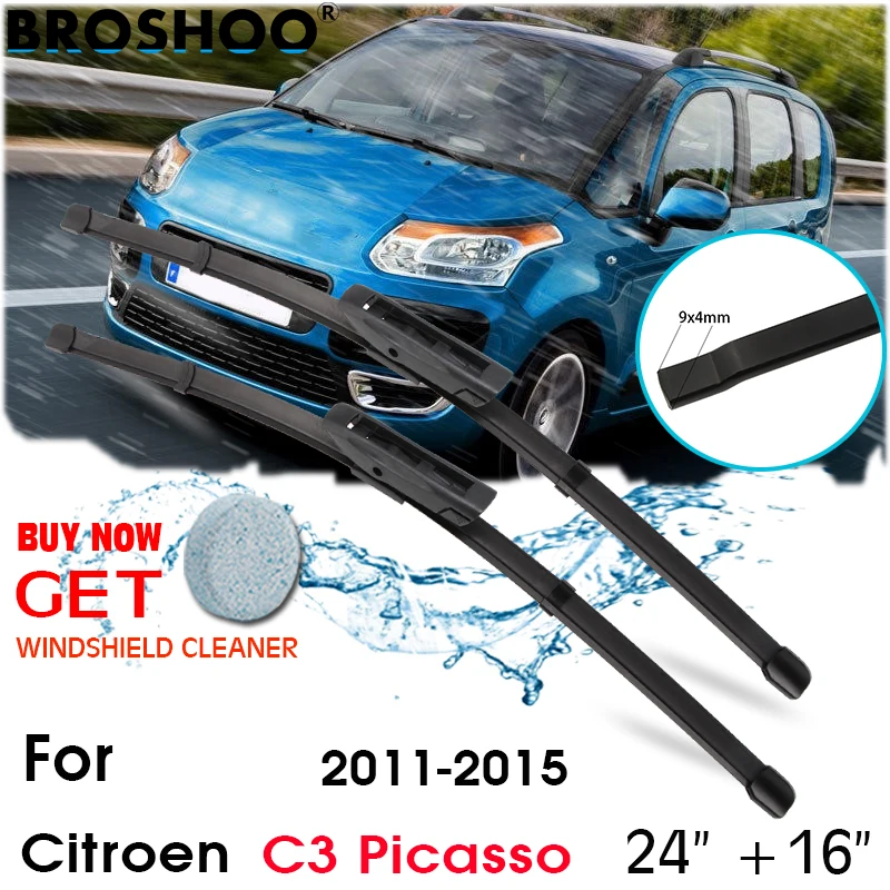 Car Wiper Blade Front Window Windscreen Windshield Wipers Blades Auto Accessories For Citroen C3 Picasso 24"+16" 2011-2015
Car Wiper Blade Front Window Windscreen Windshield Wipers Blades Auto Accessories For Citroen C3 Picasso 24"+16" 2011-2015