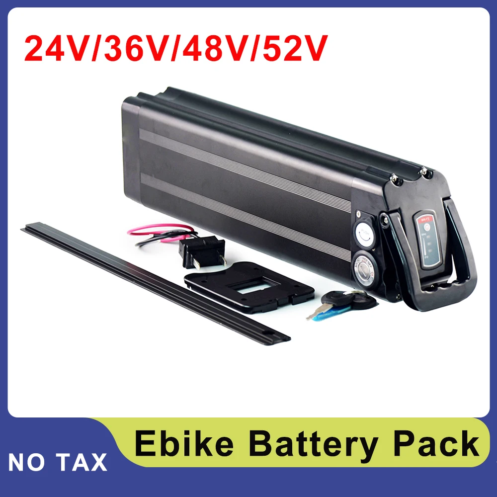 Ebike Battery Pack 24V 36V 48V 52V Silver Fish Electric Bicycle Fat Bike Lithium Batteri Akku 10Ah 15Ah 20Ah Fit CMACEWHEEL GW20
Ebike Battery Pack 24V 36V 48V 52V Silver Fish Electric Bicycle Fat Bike Lithium Batteri Akku 10Ah 15Ah 20Ah Fit CMACEWHEEL GW20