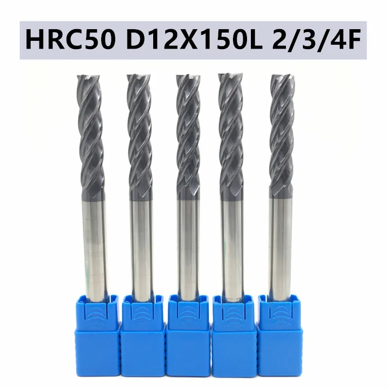 1 шт. HRC50 12D 150L 12 мм 2F 3F 4F карбидные концевые фрезы, режущие инструменты, вольфрамовый стальной сплав CNC
1 шт. HRC50 12D 150L 12 мм 2F 3F 4F карбидные концевые фрезы, режущие инструменты, вольфрамовый стальной сплав CNC