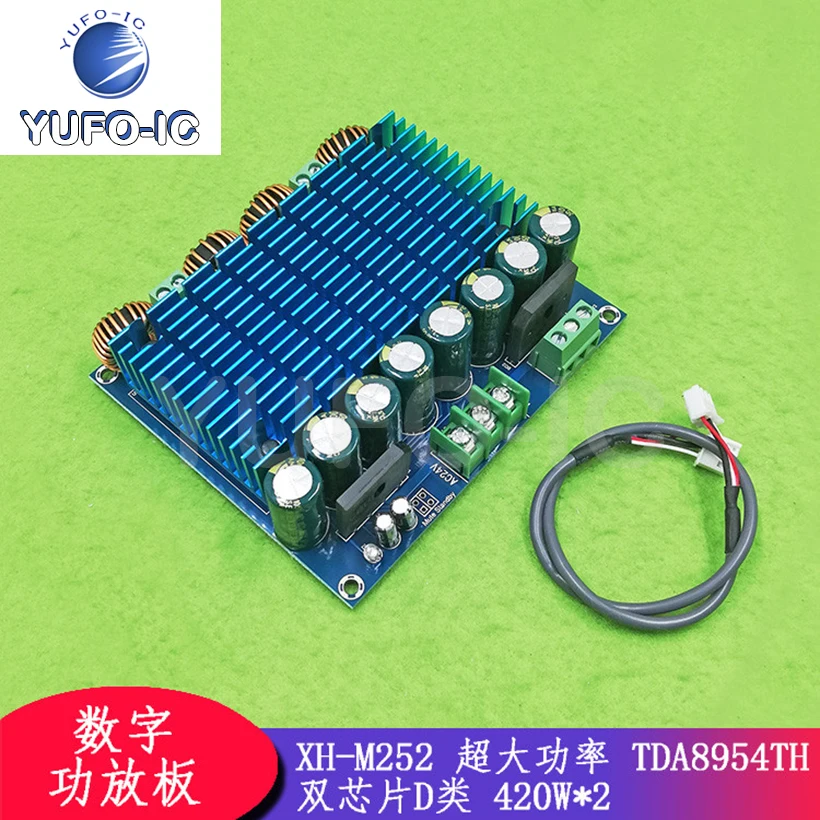 Free Ship 1pcs XH-M252 Ultra-High-Power TDA8954TH Two-Class D Digital Power Amplifier Board Audio Amplifier Board 420w * 2
Free Ship 1pcs XH-M252 Ultra-High-Power TDA8954TH Two-Class D Digital Power Amplifier Board Audio Amplifier Board 420w * 2