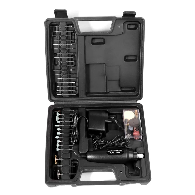 Electric mill DC 12v 60pc mini Electric Mill Accesorios / Drill / Electric grinder / Polishing machine / Manicure Multi-tool
Electric mill DC 12v 60pc mini Electric Mill Accesorios / Drill / Electric grinder / Polishing machine / Manicure Multi-tool