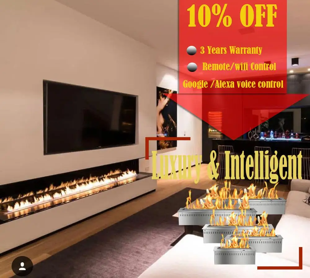 Inno living 24 inch Wifi control ethanol fireplace for sale alcohol burner insert
Inno living 24 inch Wifi control ethanol fireplace for sale alcohol burner insert