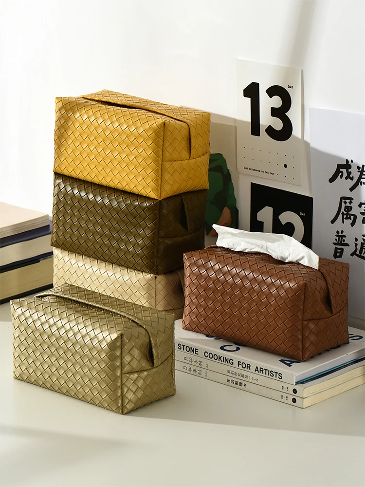 Nordic Bathroom And Kitchen Accessories Leather Woven Tissue Paper Box Holder Toilet Paper Organizer Storage Box Tissue Case
Nordic Bathroom And Kitchen Accessories Leather Woven Tissue Paper Box Holder Toilet Paper Organizer Storage Box Tissue Case