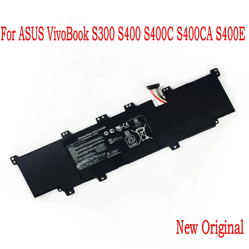 High Quality 11.1V 44WH Laptop Battery For Asus VivoBook S300 S400 S400C S400CA S400E
High Quality 11.1V 44WH Laptop Battery For Asus VivoBook S300 S400 S400C S400CA S400E