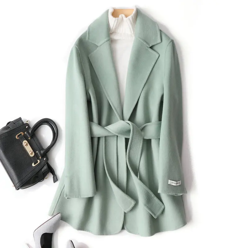 Green Wool Coat Female Jacket Korean Spring Autumn Elegant Ladies Coats Overcoat Women Clothes 2020 Manteau Femme 0888 KJ6069
Green Wool Coat Female Jacket Korean Spring Autumn Elegant Ladies Coats Overcoat Women Clothes 2020 Manteau Femme 0888 KJ6069