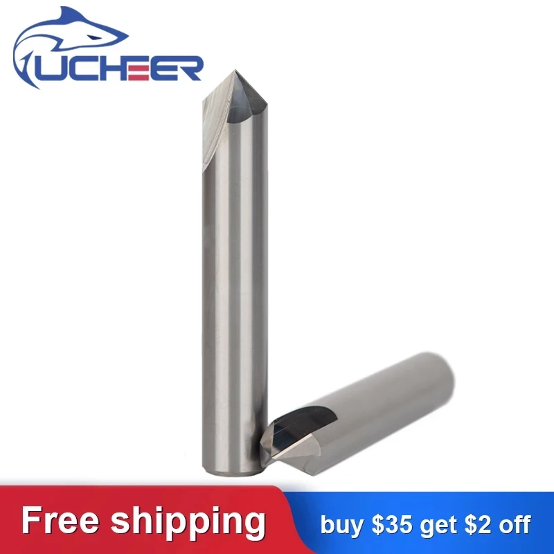 Фреза для снятия фаски UCHEER, цельная алюминиевая фреза 60/90/120 градусов, круговое отверстие, фиксированная точка
Фреза для снятия фаски UCHEER, цельная алюминиевая фреза 60/90/120 градусов, круговое отверстие, фиксированная точка
