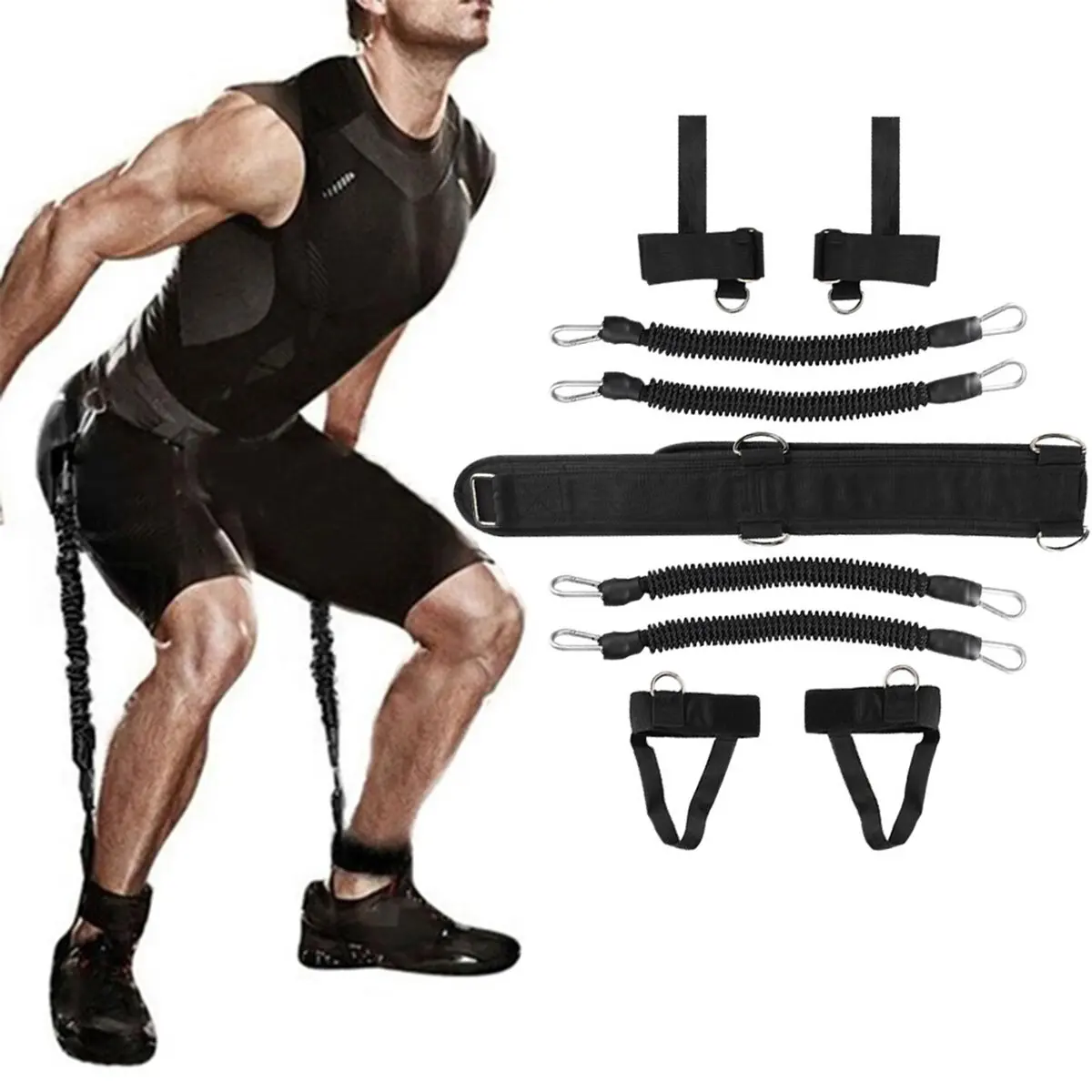Home Gym Strength Training Resistance Band Basketball Strength Exercise Pull Rope Boxing Sports Fitness Accessories
Home Gym Strength Training Resistance Band Basketball Strength Exercise Pull Rope Boxing Sports Fitness Accessories
