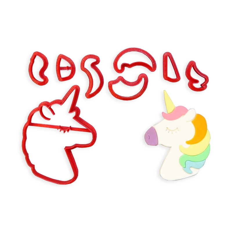 Cute Animal Unicorn Custom Made 3D Printed Fondant Cupcake Decorating Tools Cookie Cutter Set Cake Kitchen Accessories
Cute Animal Unicorn Custom Made 3D Printed Fondant Cupcake Decorating Tools Cookie Cutter Set Cake Kitchen Accessories