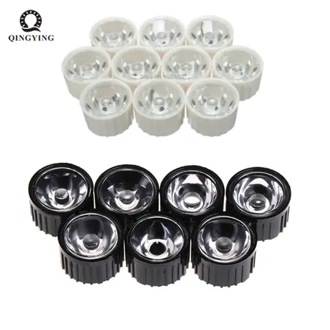 50set High Power 1W 3W 5W LED Lens 20MM PMMA Lenses With Bracket 5  15 25 30 45 60 90 120 Degree For 1 3 5 Watt Light Beads