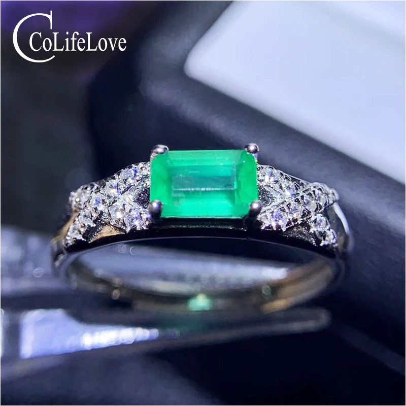 CoLife Jewelry 100% Genuine Emerald Engagement Ring for Woman 4*6mm 0.5ct Real Emerald Ring 925 Silver Emerald Jewelry
CoLife Jewelry 100% Genuine Emerald Engagement Ring for Woman 4*6mm 0.5ct Real Emerald Ring 925 Silver Emerald Jewelry