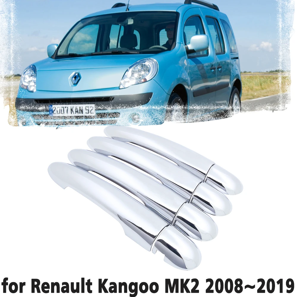 Luxury chrome door handle cover trim protection cover for Renault Kangoo MK2 2008~2019 Car accessory sticker 2009 2010 2011 2012
Luxury chrome door handle cover trim protection cover for Renault Kangoo MK2 2008~2019 Car accessory sticker 2009 2010 2011 2012