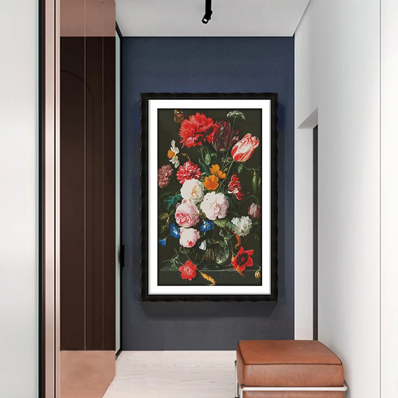 Peony flower vase Chinese style embroidery kit DIY DMC needlework set oil painting flower embroidery home decoration painting
Peony flower vase Chinese style embroidery kit DIY DMC needlework set oil painting flower embroidery home decoration painting