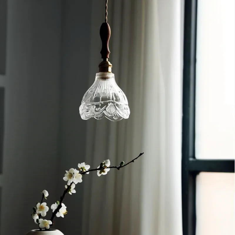Concice glass bedroom bedside lounge tea room bar counter decor hanging lights Japanese style walnut wood restaurant chandelier
Concice glass bedroom bedside lounge tea room bar counter decor hanging lights Japanese style walnut wood restaurant chandelier