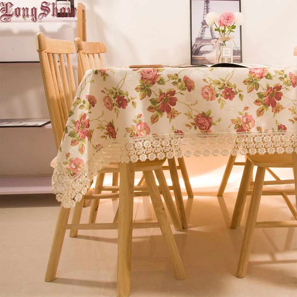 LongShow Newest Home Decorative Fresh Pink Red Floral Style Jacquard Damask Table Cloth 52by70Inches
LongShow Newest Home Decorative Fresh Pink Red Floral Style Jacquard Damask Table Cloth 52by70Inches
