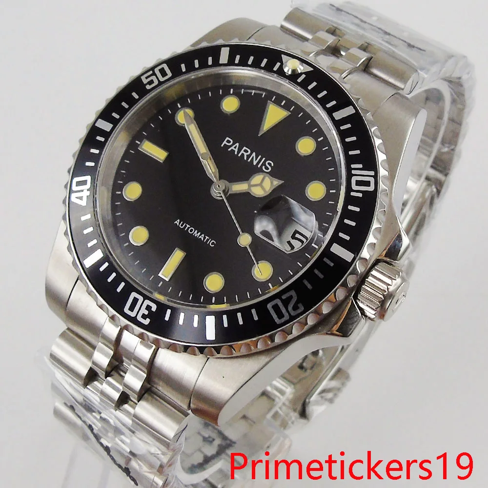 40mm parnis men watch auto date jubilee miyota8215 movement sapphire crystal stainless steel band
40mm parnis men watch auto date jubilee miyota8215 movement sapphire crystal stainless steel band