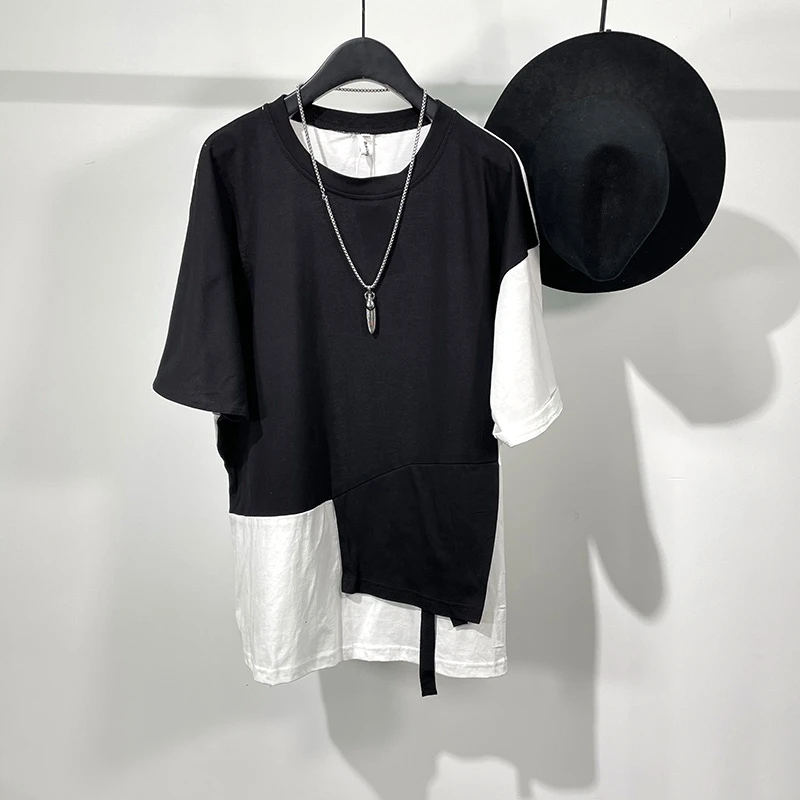Men's Short Sleeve T Shirt Summer New Fashion Personality False Two Casual Loose Large Size Half Sleeve T Shirt
Men's Short Sleeve T Shirt Summer New Fashion Personality False Two Casual Loose Large Size Half Sleeve T Shirt