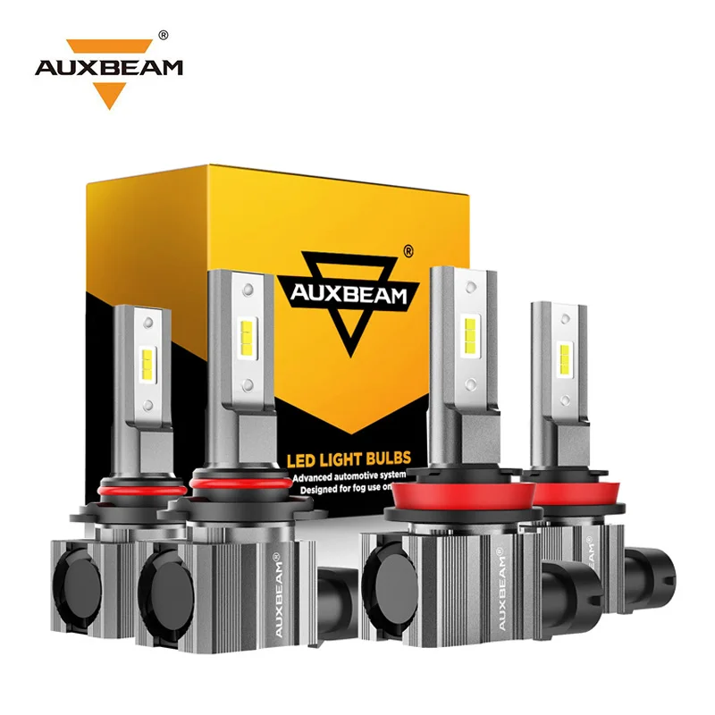 Auxbeam 2 Pairs 9005+H11 Car LED Headlight Bulbs 46W 6500K Headlamp Waterproof CSP-Y22 Chip Integrated LED Bulbs Series F-Z9
Auxbeam 2 Pairs 9005+H11 Car LED Headlight Bulbs 46W 6500K Headlamp Waterproof CSP-Y22 Chip Integrated LED Bulbs Series F-Z9