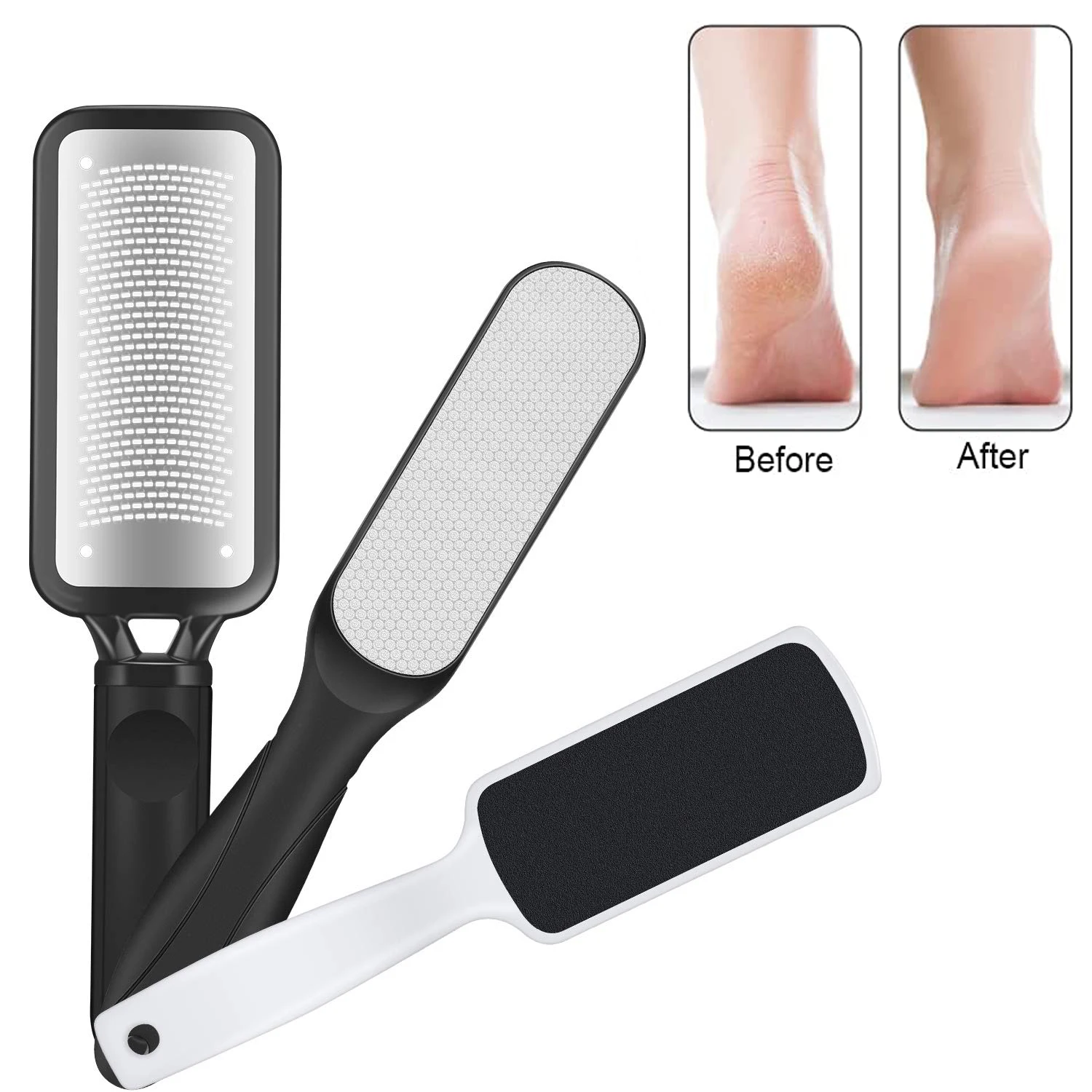 3pcs Double Side Foot File Professional Rasp Heel Grater Hard Dead Skin Callus Remover Pedicure File Foot Grater Skin Care
3pcs Double Side Foot File Professional Rasp Heel Grater Hard Dead Skin Callus Remover Pedicure File Foot Grater Skin Care