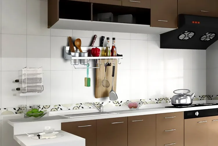 Multi Use rack shelf space aluminum kitchen kitchen spice rack The kitchen tool rest
Multi Use rack shelf space aluminum kitchen kitchen spice rack The kitchen tool rest