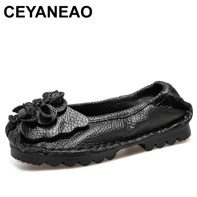 CEYANEAO Women Flats 2021Handmade Casual Women Shoes Woman Flower Genuine Leather Flat Shoes Ballet Flats Women Slip on Loafers
CEYANEAO Women Flats 2021Handmade Casual Women Shoes Woman Flower Genuine Leather Flat Shoes Ballet Flats Women Slip on Loafers