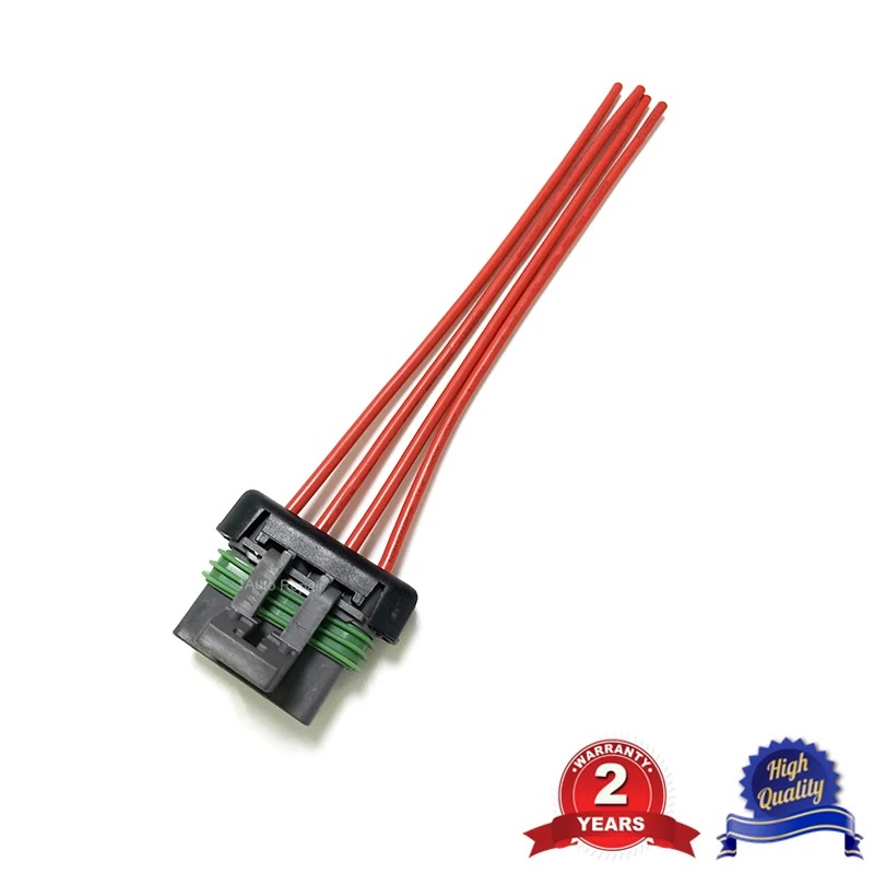 Wiring Harness Pigtail Connector For Blower Motor Switch Resistor Fits 2004-2008 Chevrolet Colorado or GMC Canyon 2003-2006
Wiring Harness Pigtail Connector For Blower Motor Switch Resistor Fits 2004-2008 Chevrolet Colorado or GMC Canyon 2003-2006