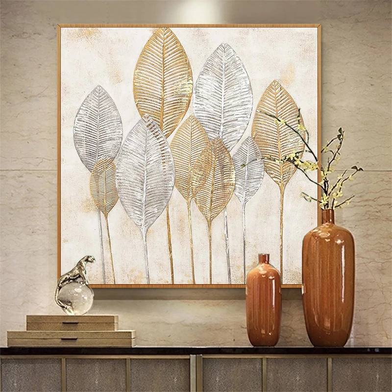 EECAMAIL Oil painting modern luxury gold silver leaf porch living room diamond painting DIY 5d No Frame Full diamond embroidery
EECAMAIL Oil painting modern luxury gold silver leaf porch living room diamond painting DIY 5d No Frame Full diamond embroidery