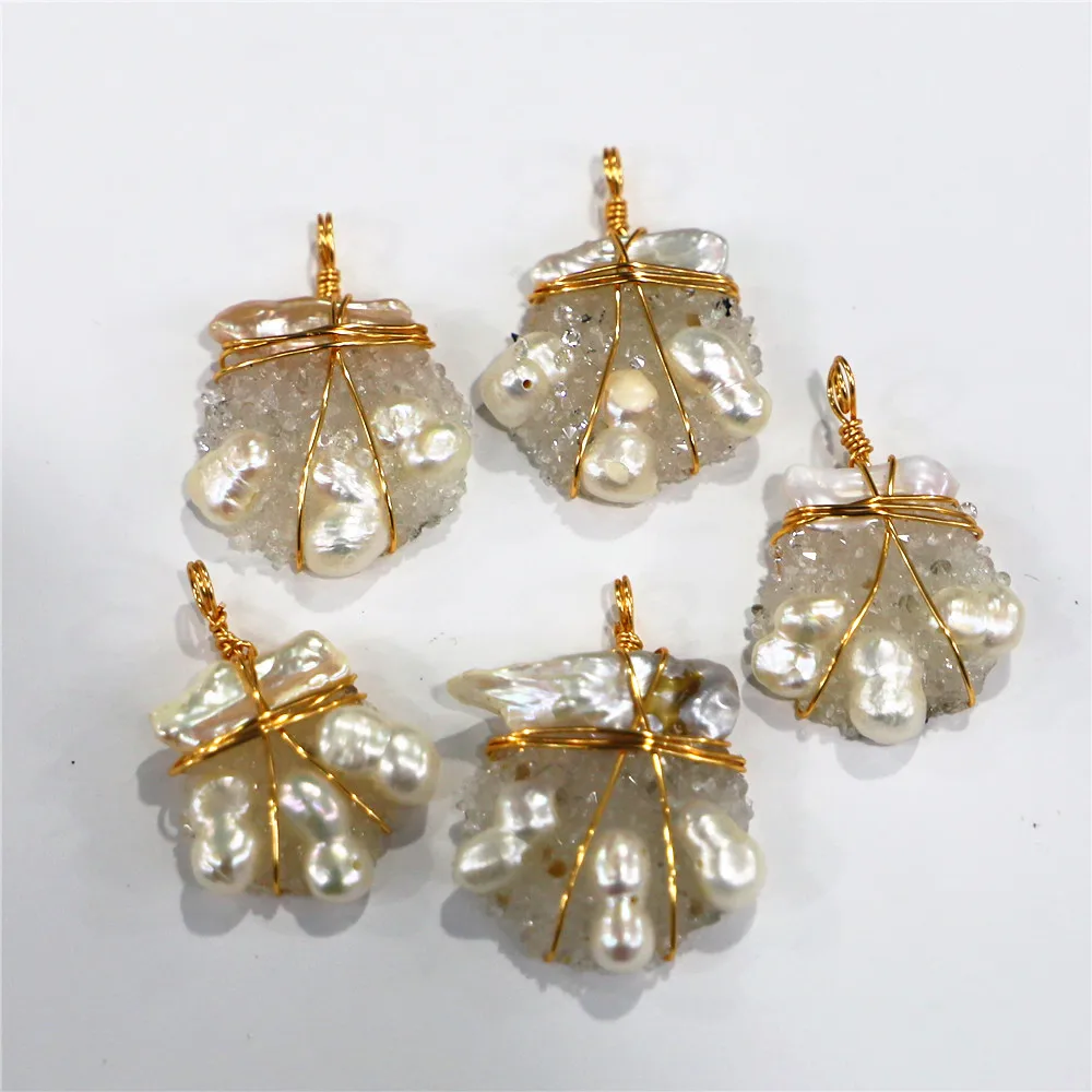 Natural Fresh Water Pearl Necklace Handmade Jewelry Necklace Pendant Gold Dyed Thread Necklace Pendant Pearl Necklace
Natural Fresh Water Pearl Necklace Handmade Jewelry Necklace Pendant Gold Dyed Thread Necklace Pendant Pearl Necklace
