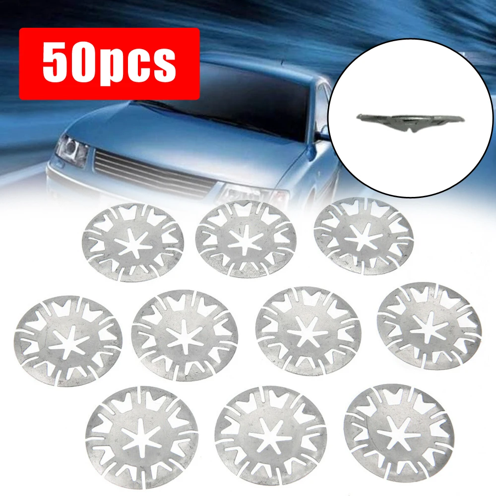 50Pcs Car Metal Clamping Washers Heat Shield Insulation Cover Auto Fasteners Undertray Exhaust Metal Spring Washer
50Pcs Car Metal Clamping Washers Heat Shield Insulation Cover Auto Fasteners Undertray Exhaust Metal Spring Washer