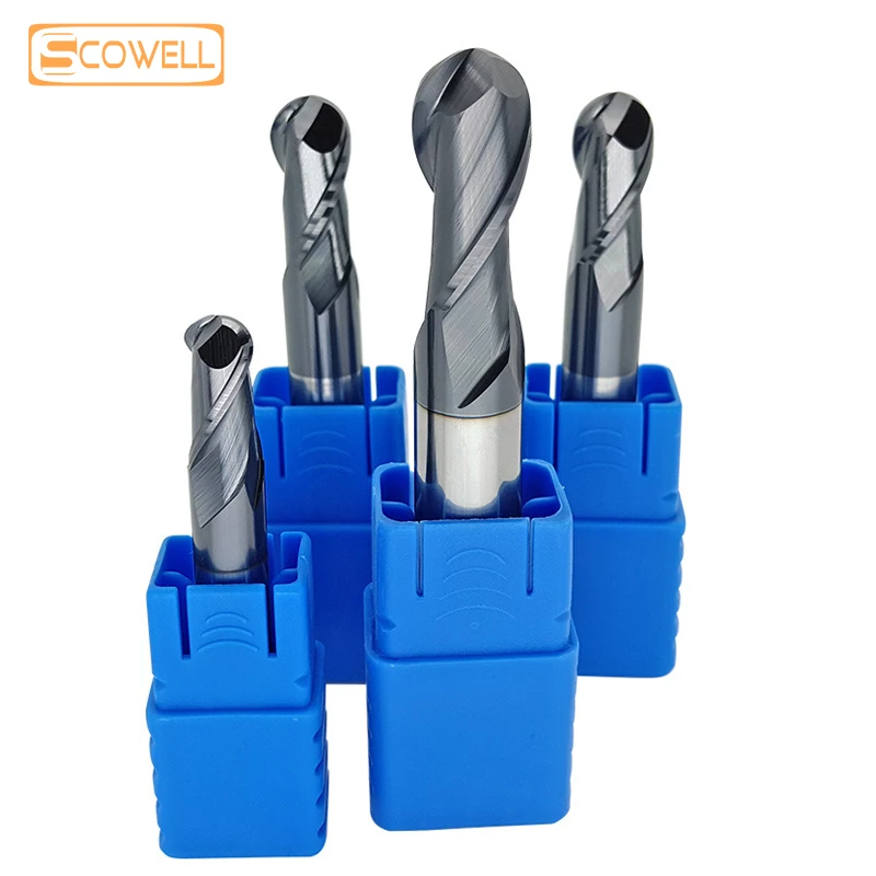 1pc 2 Flutes Straight Shank Ball Nose End Mill Cutter Router Bit HRC45 Tungsten carbide Round Milling Cutter CNC End Mills
1pc 2 Flutes Straight Shank Ball Nose End Mill Cutter Router Bit HRC45 Tungsten carbide Round Milling Cutter CNC End Mills