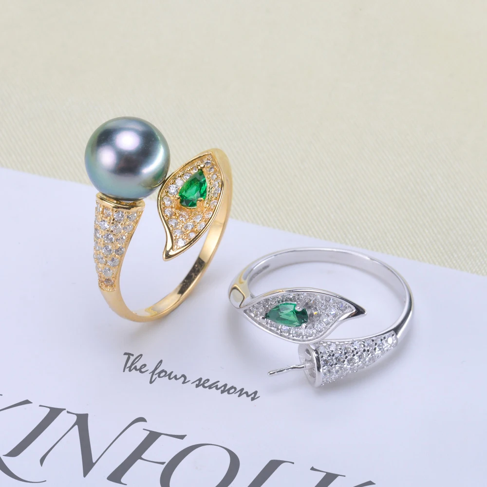 3Pcs/Lot Luxury Green Rhinestones With Leaf Design Rings Settings S925 Sterling Silver Rings Findings Women DIY Jewelry Acc
3Pcs/Lot Luxury Green Rhinestones With Leaf Design Rings Settings S925 Sterling Silver Rings Findings Women DIY Jewelry Acc