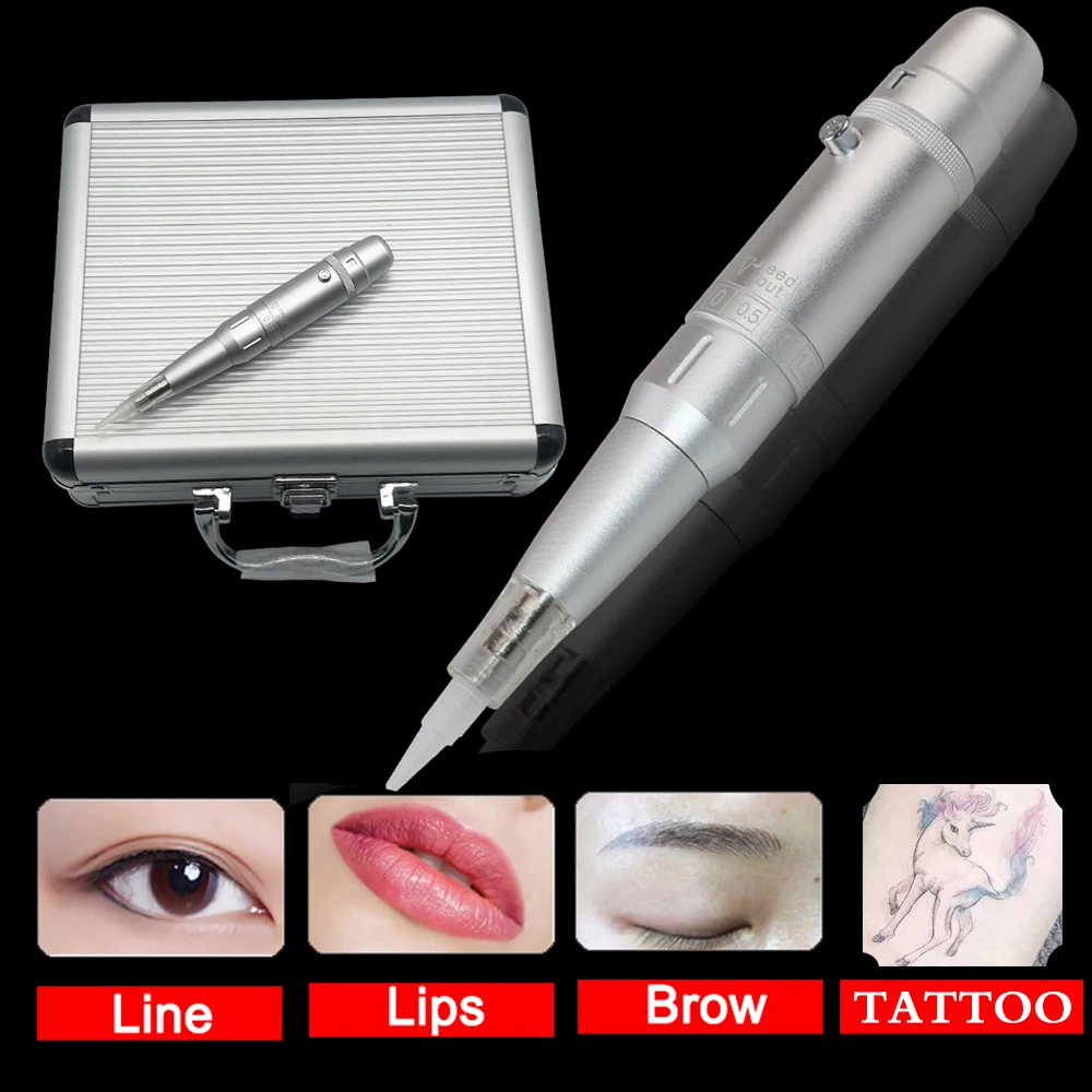 Silver Eyebrow Lips Tattoo Machine Permanent Makeup Tattoo Pen Microblading machine Motor Pen Gun Tattooing product
Silver Eyebrow Lips Tattoo Machine Permanent Makeup Tattoo Pen Microblading machine Motor Pen Gun Tattooing product