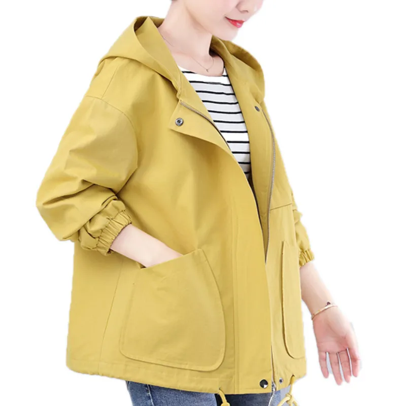 2022 New Autumn Winter Women Trench Coat Loose Hooded Short Outerwear Mother Cotton Windbreaker With Lining 5XLH35
2022 New Autumn Winter Women Trench Coat Loose Hooded Short Outerwear Mother Cotton Windbreaker With Lining 5XLH35