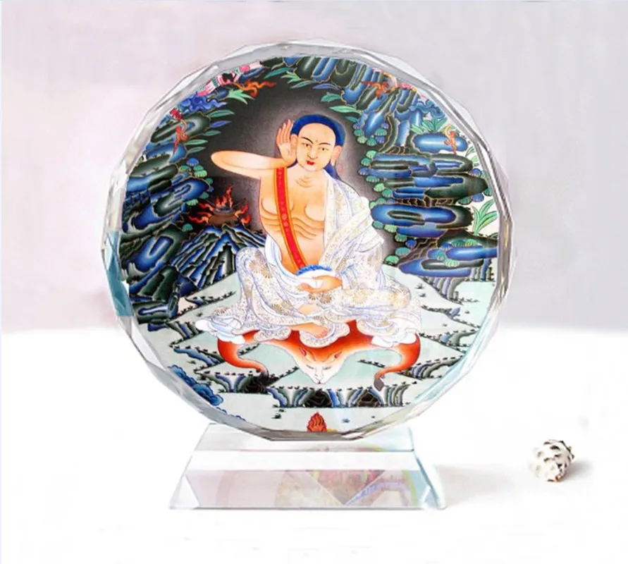 Milarepa one's seniors,Exquisite double-sided crystal Buddha ornaments, Birthday present souvenir
Milarepa one's seniors,Exquisite double-sided crystal Buddha ornaments, Birthday present souvenir