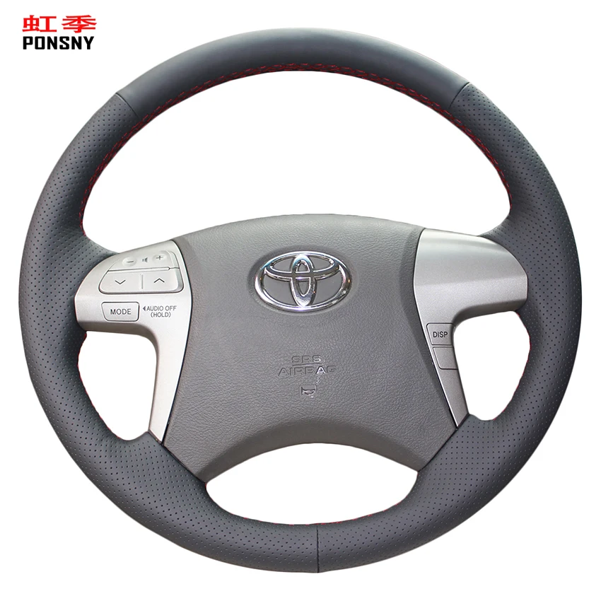 PONSNY Black Artificial Leather Car Steering Wheel Covers for Toyota Highlander 2009-2014 Camry 2007-2011 Fortuner Hilux 2012
PONSNY Black Artificial Leather Car Steering Wheel Covers for Toyota Highlander 2009-2014 Camry 2007-2011 Fortuner Hilux 2012